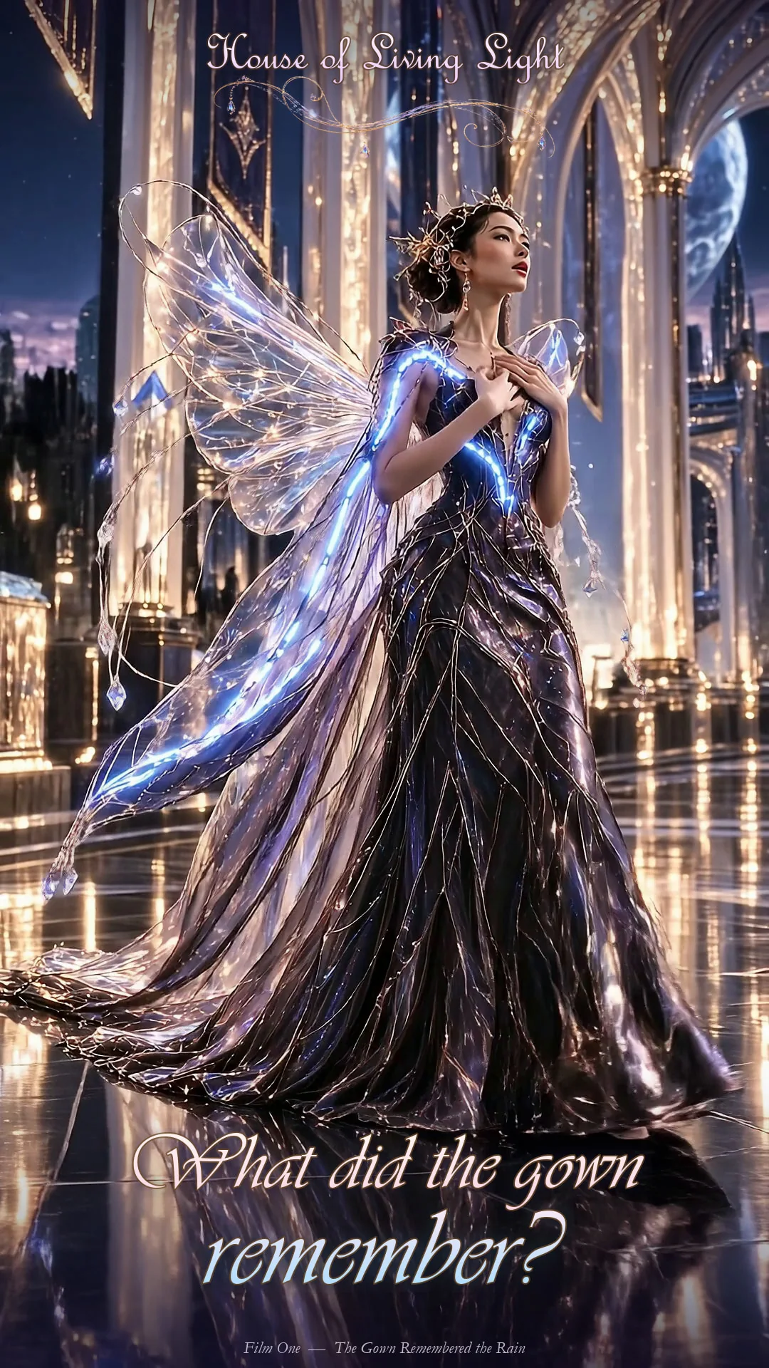 House of Living Light: The Gown Remembered the Rain poster