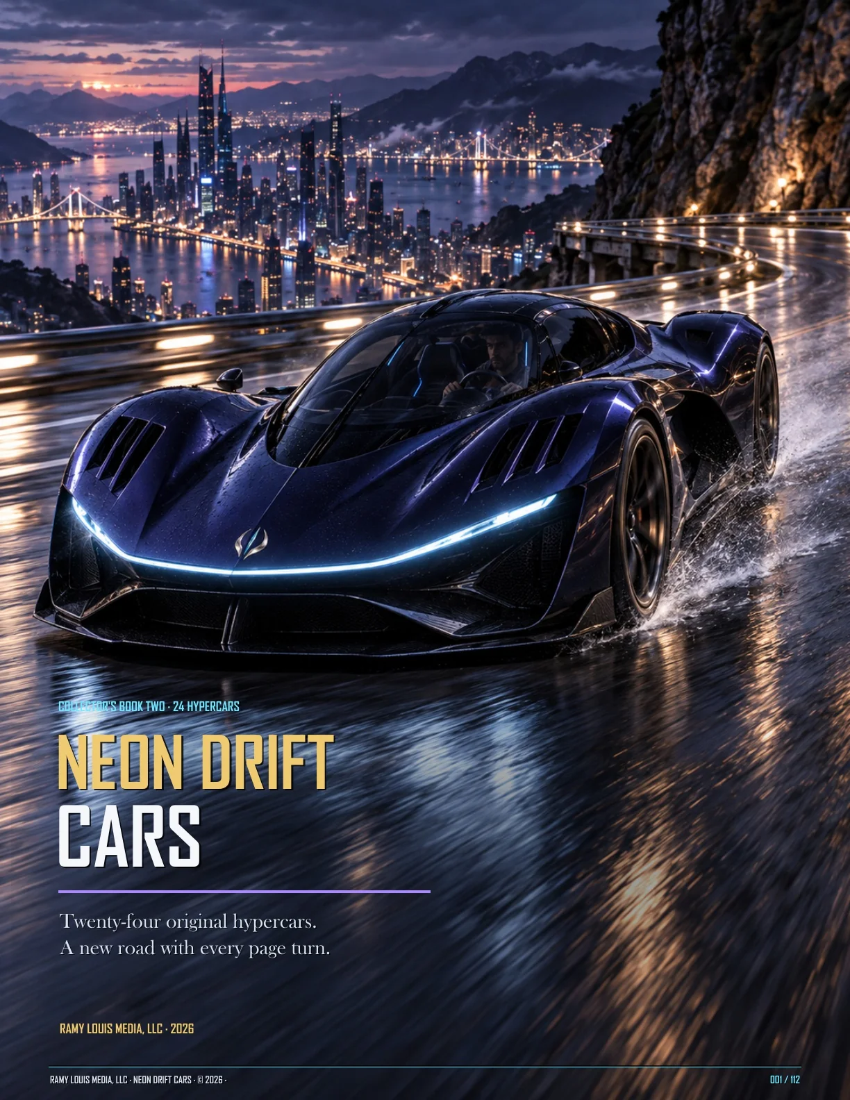 Neon Drift Cars: Collector's Book Two — complete edition cover